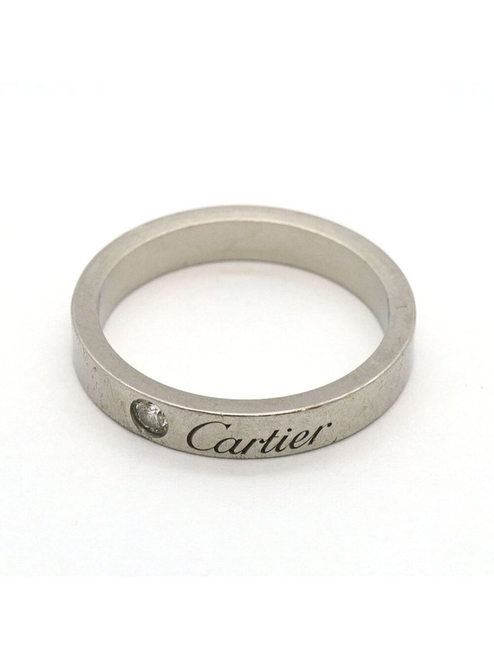 Cartier Ring C de Cartier Platinum Diamond - Picture 4 of 10